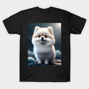 Cute white pomeranian T-Shirt